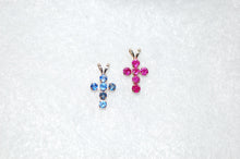 Load image into Gallery viewer, Gemstone Cross