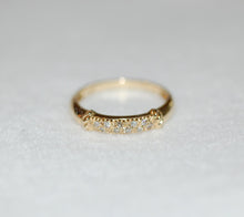 Load image into Gallery viewer, Diamond Pave Bar Ring