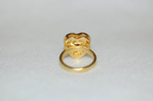 Load image into Gallery viewer, Rose Cut Diamond Heart Ring