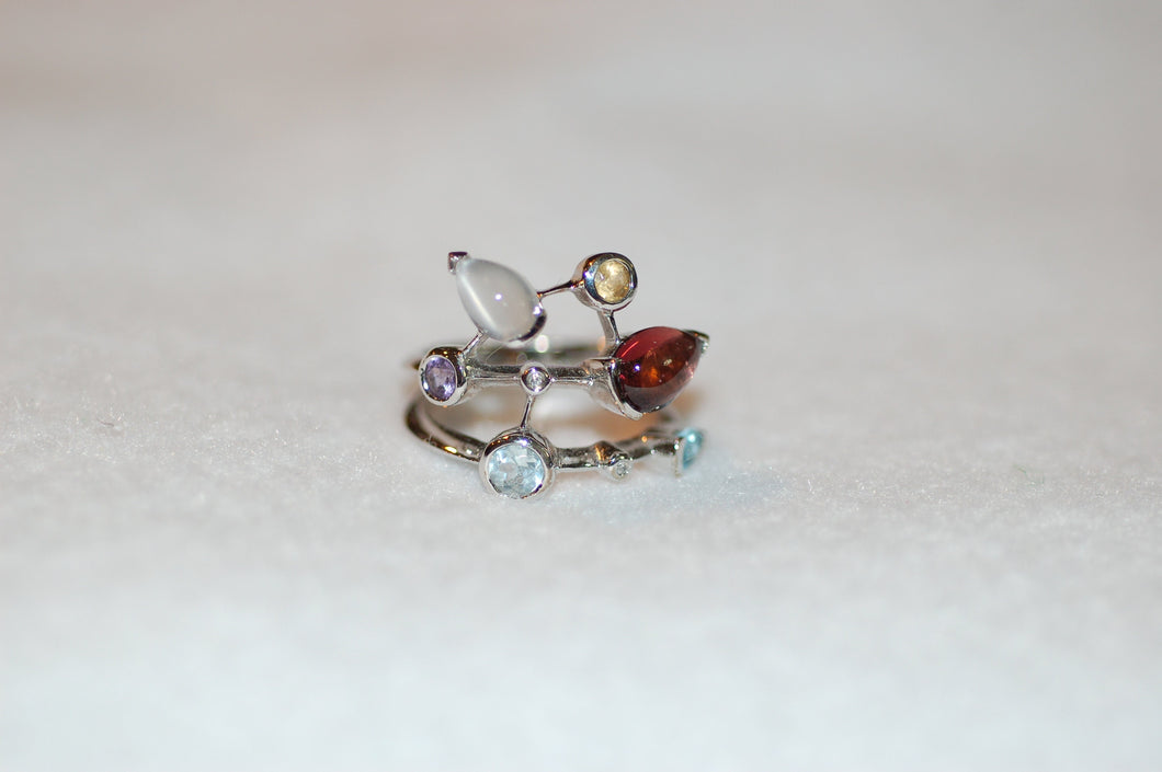 Constellation Multi Gemstone Ring