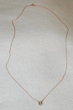 Load image into Gallery viewer, Rosette Diamond Solitaire Necklace