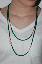 Load image into Gallery viewer, Never-ending Emerald Necklace