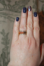 Load image into Gallery viewer, Hidalgo Rainbow Swirl Enamel Band in 18K Yellow Gold