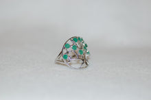 Load image into Gallery viewer, Emerald Tree of Life Ring