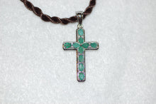 Load image into Gallery viewer, Emerald Cross