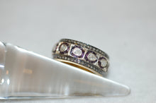 Load image into Gallery viewer, Antique Style Eternity Rose Cut Diamond Band