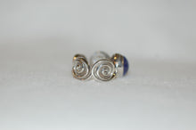 Load image into Gallery viewer, Tanzanite Cabochon Swirl Statement Ring