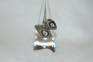 Double Cobra Diamond Ring