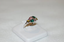 Load image into Gallery viewer, Six Teardrop Tourmaline Ring