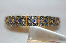 Load image into Gallery viewer, WOW Sapphire Emerald and Diamond Barcelet