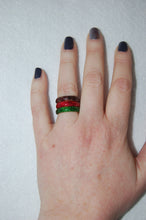Load image into Gallery viewer, Hidalgo Wide Enamel Band Ring
