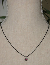 Load image into Gallery viewer, Gem Flower Pendant