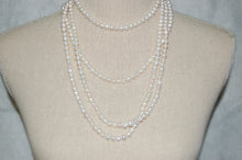 Load image into Gallery viewer, Never ending White Pearl Necklace