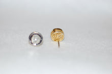 Load image into Gallery viewer, Antique Style Diamond Stud Earrings