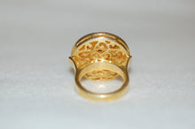 Load image into Gallery viewer, Rose Cut Diamond Starburst Ring