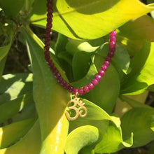Load image into Gallery viewer, Ruby Ohm Necklace