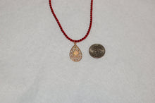 Load image into Gallery viewer, Opal Gold Filigree Necklace
