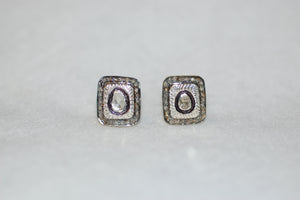 Diamond Cobblestone Earrings