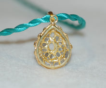 Load image into Gallery viewer, Teardrop-Stained Glass Diamond Pendant