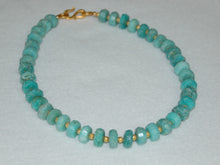 Load image into Gallery viewer, Amazonite and Stardust Bead Duo