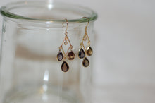 Load image into Gallery viewer, Sapphire Chandelier Earrings