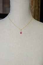 Load image into Gallery viewer, Ruby and Diamond Classic Necklace