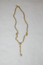 Load image into Gallery viewer, Moons and Pave Star Diamond Necklace