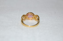 Load image into Gallery viewer, Three Stone Ruby and Diamond Ring