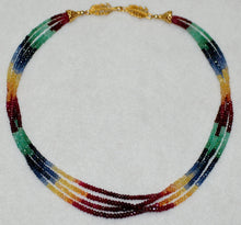 Load image into Gallery viewer, Rainbow Sapphire Necklace