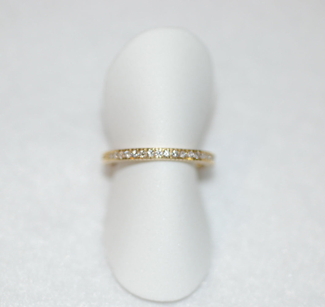 Hidalgo Half Diamond Half Rope Guard Ring