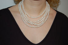 Load image into Gallery viewer, Never ending White Pearl Necklace