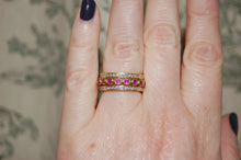 Load image into Gallery viewer, Pink Sapphire Eternity Band