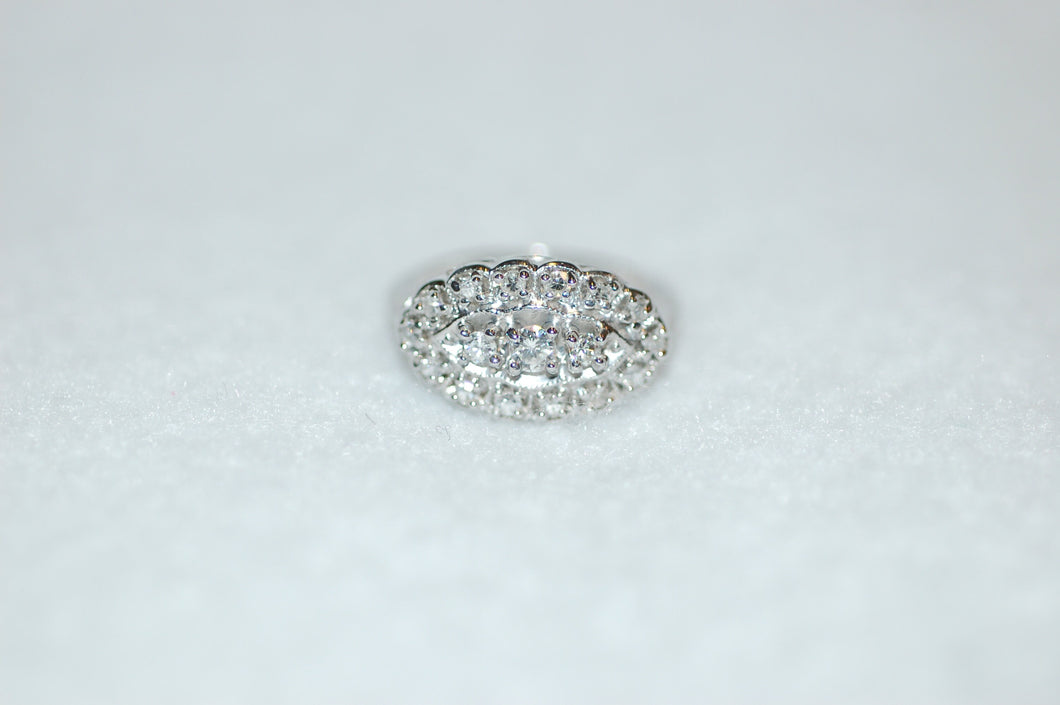 Victorian Diamond Cluster Ring