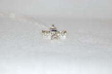 Load image into Gallery viewer, Tanzanite Filigree Silver Cross