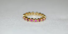 Load image into Gallery viewer, Pink Sapphire Eternity Band