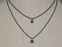 Load image into Gallery viewer, Gem Flower Pendant