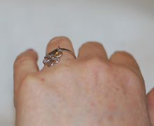 Load image into Gallery viewer, Diamond Flower Charm Ring