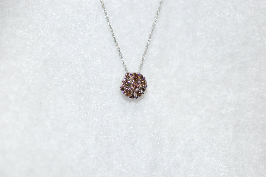 Coco Diamon Flower Necklace