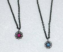 Load image into Gallery viewer, Gem Flower Pendant