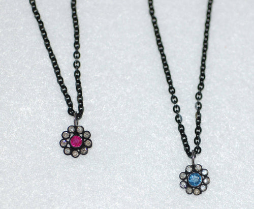 Gem Flower Pendant