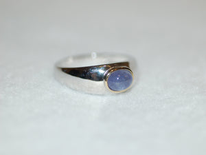 Tanzanite Cabochon Ring