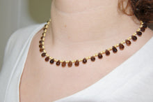 Load image into Gallery viewer, Smokey Topaz Briolette Necklace