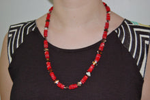 Load image into Gallery viewer, Coral Snake Necklace