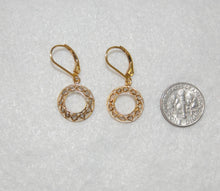 Load image into Gallery viewer, Diamond Slice Dangle Earrings