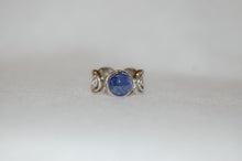 Load image into Gallery viewer, Tanzanite Cabochon Swirl Statement Ring