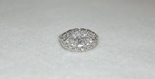 Load image into Gallery viewer, Victorian Diamond Cluster Ring