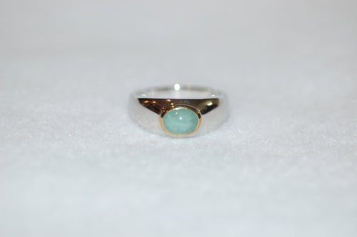 Emerald Cabochon Ring