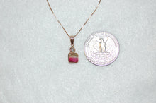 Load image into Gallery viewer, Watermelon Tourmaline and Diamond Necklace