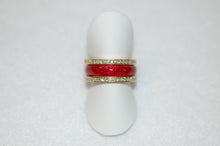 Load image into Gallery viewer, Hidalgo Wide Enamel Band Ring