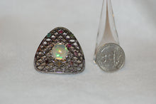 Load image into Gallery viewer, Opal and Tourmaline Scalloped Ring